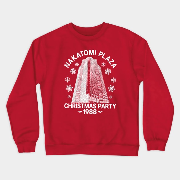 nakatomi plaza 1988 vintage Crewneck Sweatshirt by Potato 8 Pixel